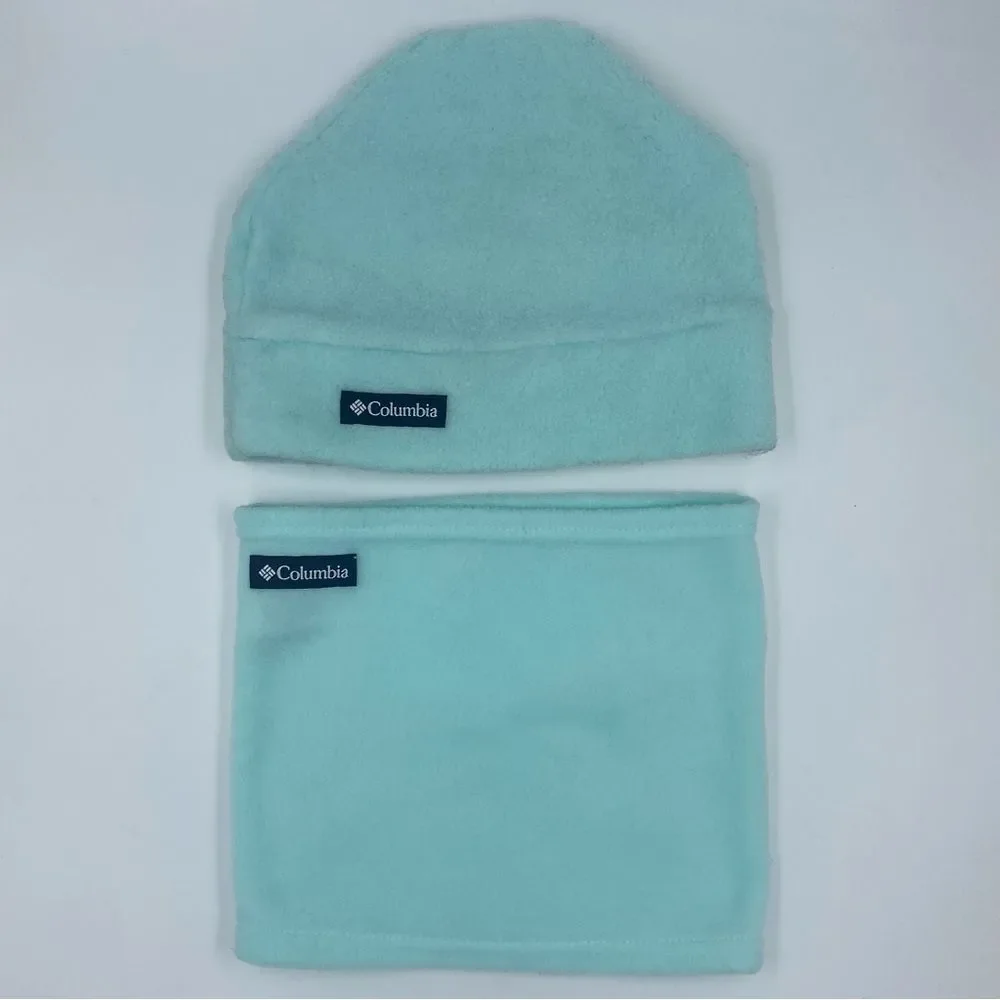 Columbia Youth Hat &‎ Neck Cowl Fleece